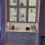 cabinets with lighting