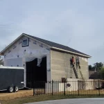 Construction of a outdoor building