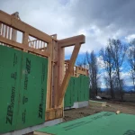 residential home construction area frames